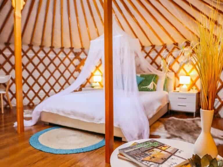 Glamping at Yurt Hideaway